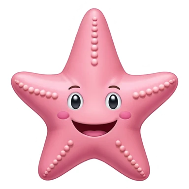 Patrick Star from SpongeBob, smiling sticker