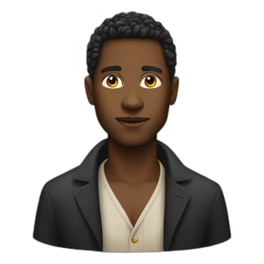 rich young black man sticker