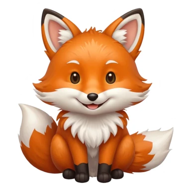 cute fox 顏文字 sticker