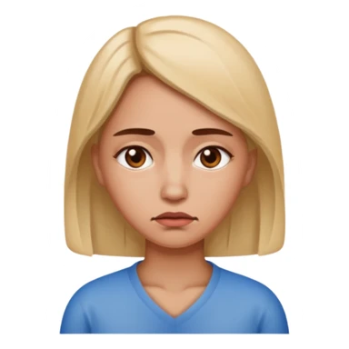 chronic diseases (diabets) woman iOS emoji style sticker