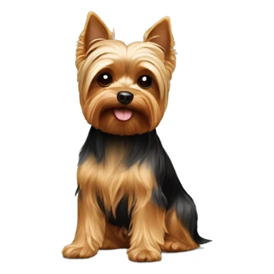 Yorkie dog sticker