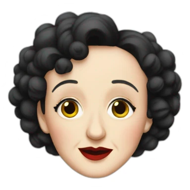 Edith piaf sticker