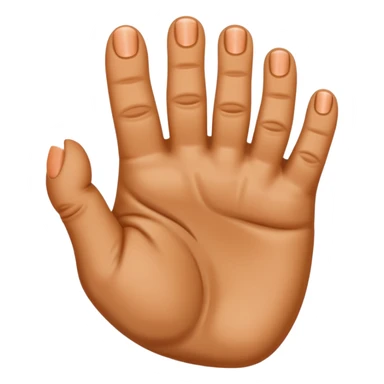 Middle finger toes sticker