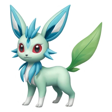 Virizion-Amaura-Glaceon-Celebi-Shaymin-hybrid-creature (full body) sticker