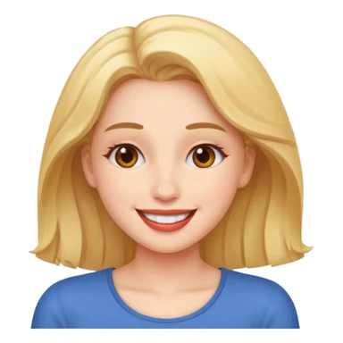 The woman looks like she's falling in love. sticker