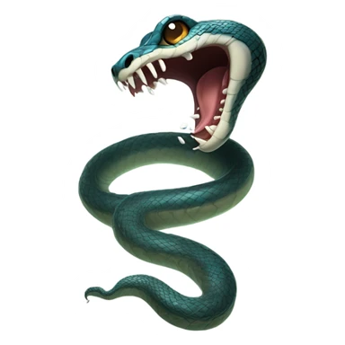 Snake spiting  sticker