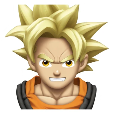 Goku in super sayin sticker