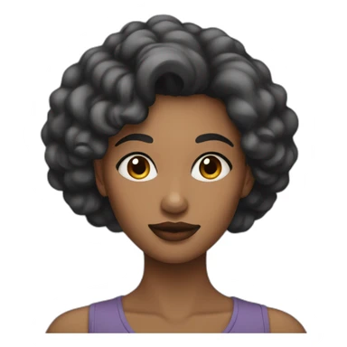 Femme maquillée  sticker