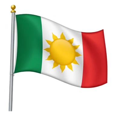 Kürdistan flag sticker