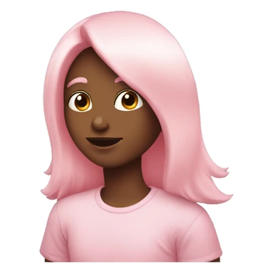 Soft pink hear sticker