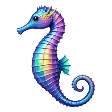 Seahorse emoji sticker