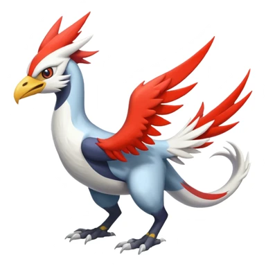 Trick-Gryphon-Latias-Silvally-fusion-creature (full body) sticker
