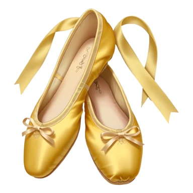 Ballet Yellow pointe shoes  sticker
