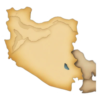 Iran-map sticker