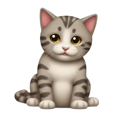 Un gatto che bacia un altro gatto  sticker