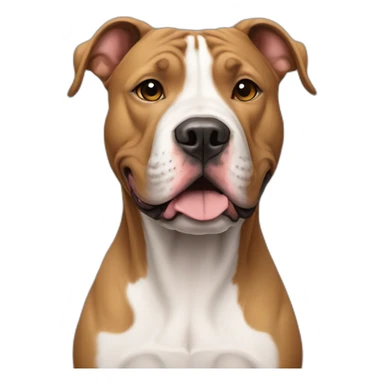 Dog-american-pit-bull-terrier-full-body sticker