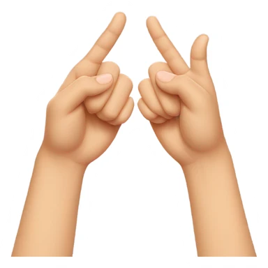 Two hands doing a pinky promise  sticker