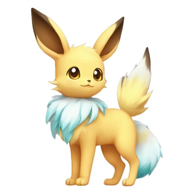 Colorful Kawaii Eeveelution-Cute-Pokémon-fusion full body sticker