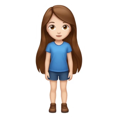 A full girl with full body sticker