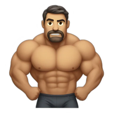 buff emoji man sticker