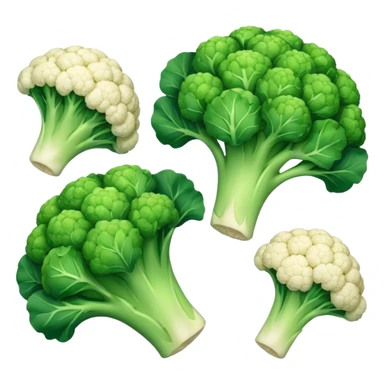 frozen broccoli and cauliflower sticker