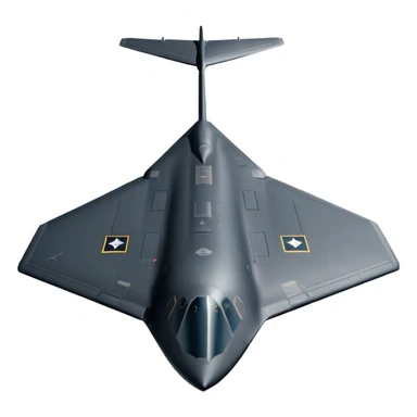B-2 Spirit bomber - Northrop B-2 (Model Year: 2021) (Iconic colour: Stealth black) sticker