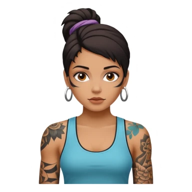 SUPER TATTOOED GIRL sticker