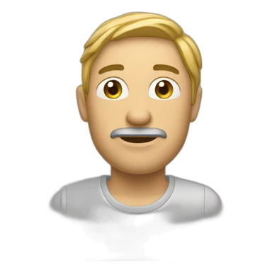 homme faire ménage sticker