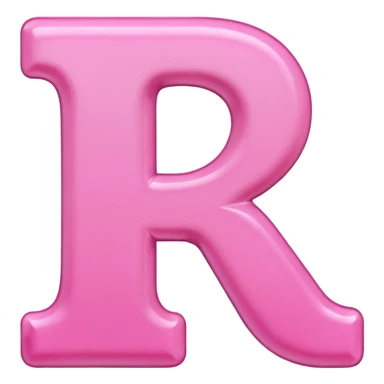 mix color pinks letter p sticker