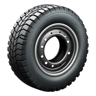 car tire with treads sticker