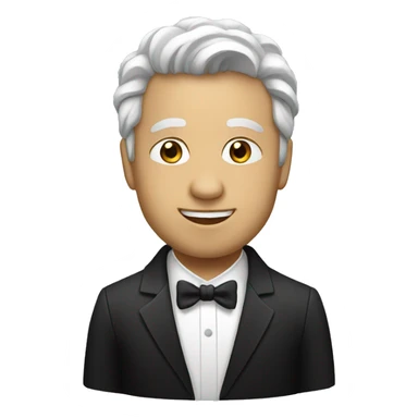 white pianist sticker