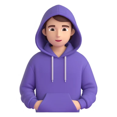 fashionable hoodie sticker