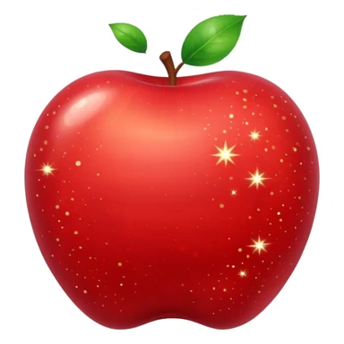 apple-emoji like stardust sparkles sticker