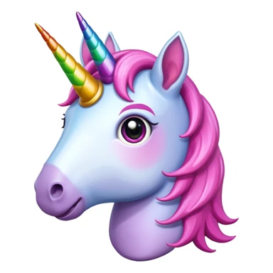 happy unicorn sticker