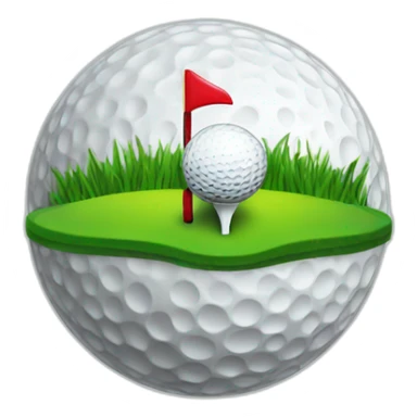 Golf logo sticker