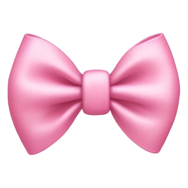 Baby pink bow sticker