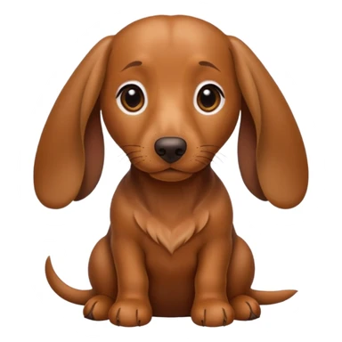 Dachshund getting groomed sticker