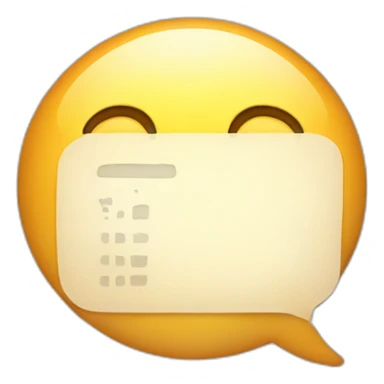 bubble chat with a check sticker