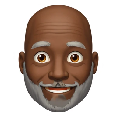 my dad buts he is black and not old with a grey beard and no hair i said gray hair but he is not old sticker