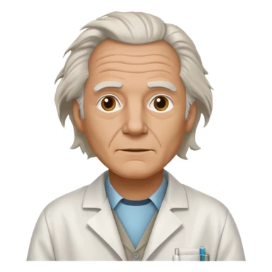 Emet brown из фильма назад в будущееn back to the future sticker