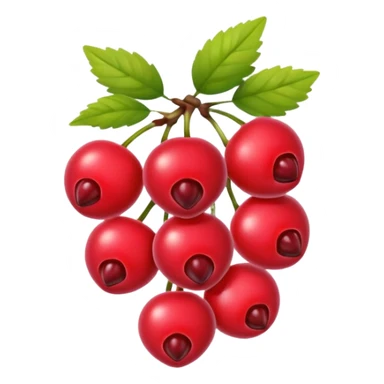 Red berries sticker