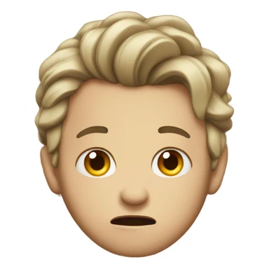 emoji in distress sticker