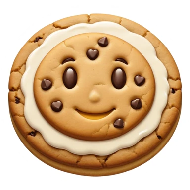cookie with glase sticker