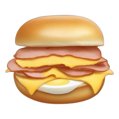 Pork roll egg and cheese bagel sticker