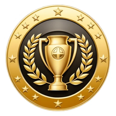 Champion League logo sticker