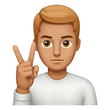 Slick middle finger double  sticker