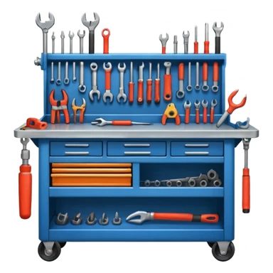 mechanic tool table sticker
