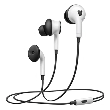 apple earphone white
 sticker