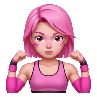 Pray girl pink and strong  sticker