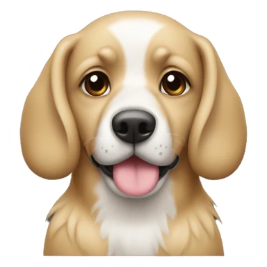 Cachorro con un toque de “girl” astheatic sticker